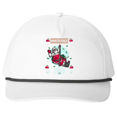 Naughty Ugly Christmas Sweater Gift Snapback Five-Panel Rope Hat