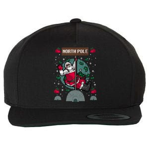 Naughty Ugly Christmas Sweater Gift Wool Snapback Cap