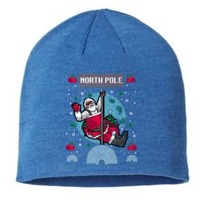 Naughty Ugly Christmas Sweater Gift Sustainable Beanie