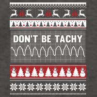 Nurse Ugly Christmas Sweater DonT Be Tachy Vector Backpack