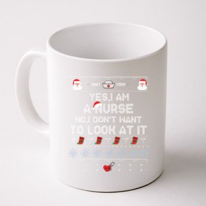 Nurse Ugly Christmas Coffee Mug