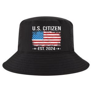 New Us Citizen Est 2024 American Immigrant Citizenship Cool Comfort Performance Bucket Hat