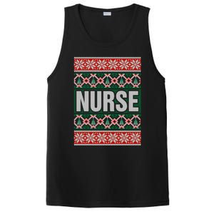 Nurse Ugly Christmas Sweater PosiCharge Competitor Tank