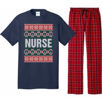 Nurse Ugly Christmas Sweater Pajama Set