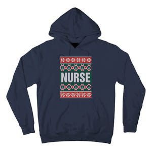 Nurse Ugly Christmas Sweater Tall Hoodie