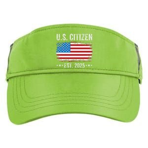 New Us Citizen Est 2025 American Immigrant Citizenship Adult Drive Performance Visor