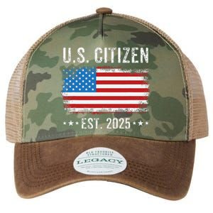 New Us Citizen Est 2025 American Immigrant Citizenship Legacy Tie Dye Trucker Hat