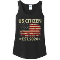 New Us Citizen Est 2024 American Immigrant Citizenship Gifts Ladies Essential Tank