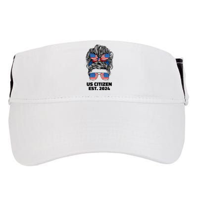 New Us Citizen Est 2024 Citizenship American Usa Women Wife Adult Drive Performance Visor