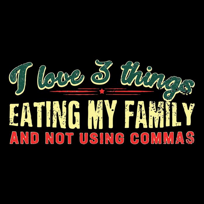 Not Using Commas Funny Error For Grammar Nerds Full-Length Apron With Pockets