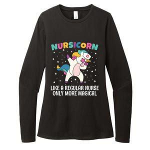 Nursicorn Unicorn Dabbing Nursicorn Dabbing Lovers Funny Gift Womens CVC Long Sleeve Shirt