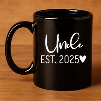 New Uncle Est. 2025 11oz C Handle Ceramic Mug