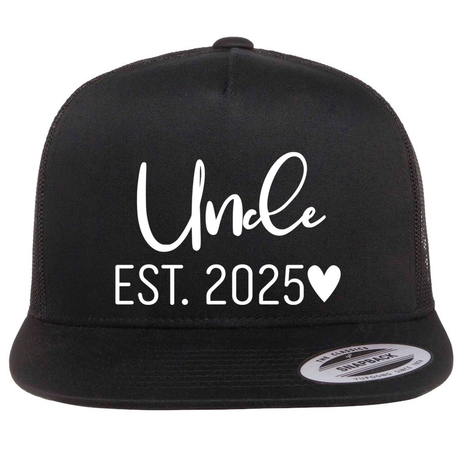 New Uncle Est. 2025 Flat Bill Trucker Hat