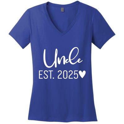 New Uncle Est. 2025 Women's V-Neck T-Shirt
