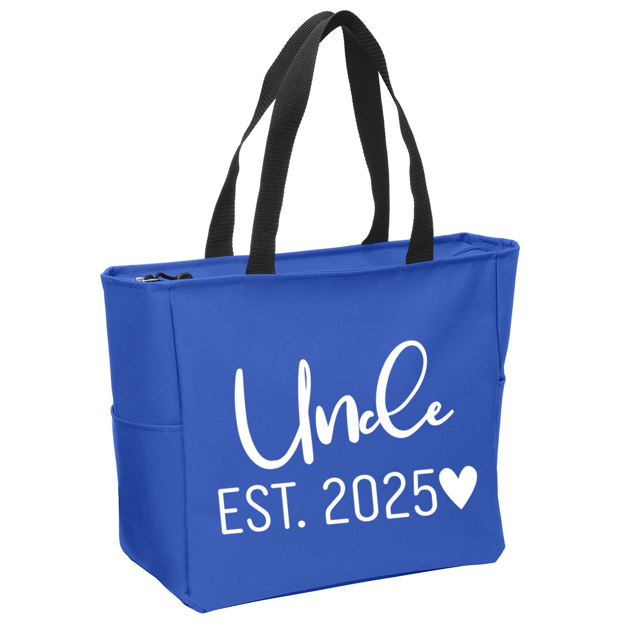 New Uncle Est. 2025 Zip Tote Bag