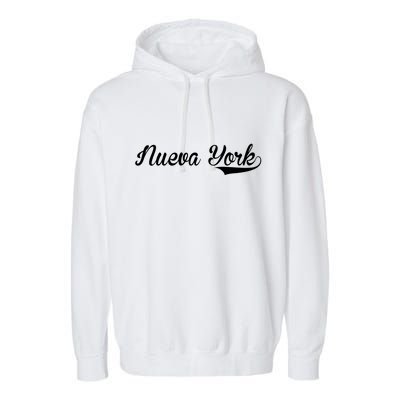 Nueva York Garment-Dyed Fleece Hoodie