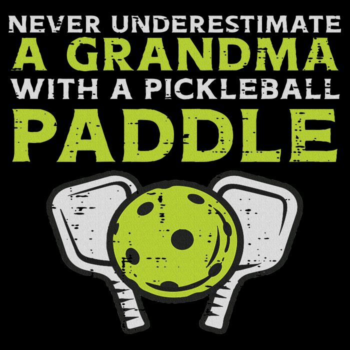 Never Underestimate Grandma With Pickleball Paddle Women Cooling Performance Crew T-Shirt