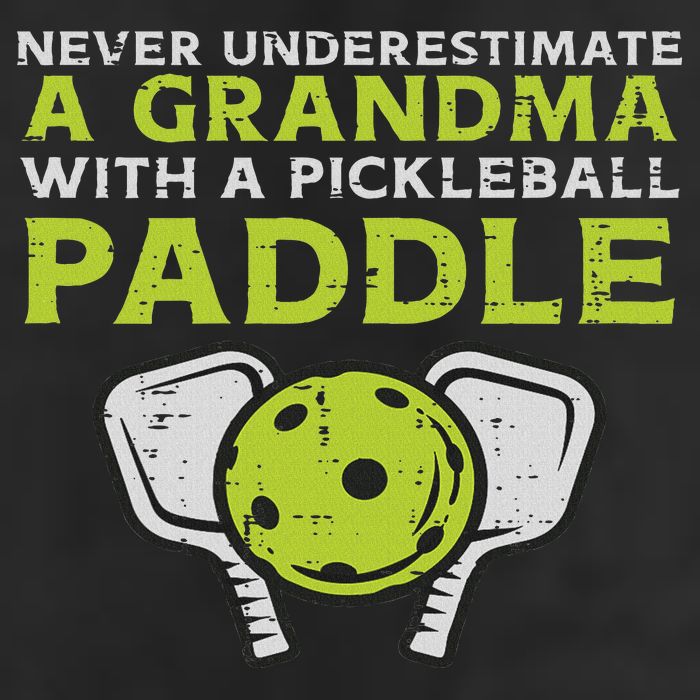 Never Underestimate Grandma With Pickleball Paddle Women Adult Drive Performance Visor