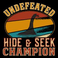 Nessie Undefeated Hide And Seek Champion Funny Nessie Tall Sweatshirt