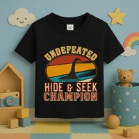 Nessie Undefeated Hide And Seek Champion Funny Nessie Toddler T-Shirt