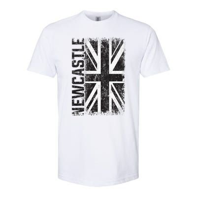 Newcastle United Kingdom British Flag Vintage Souvenir Softstyle® CVC T-Shirt