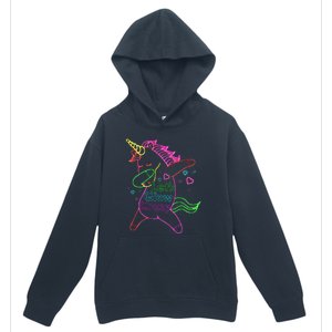 Neon Unicorn Let's Glow Crazy Retro 80s Group Party Squad Urban Pullover Hoodie