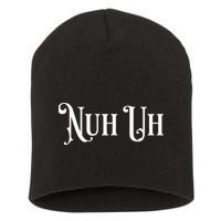 Nuh Uh Meme Nuh Uh Short Acrylic Beanie
