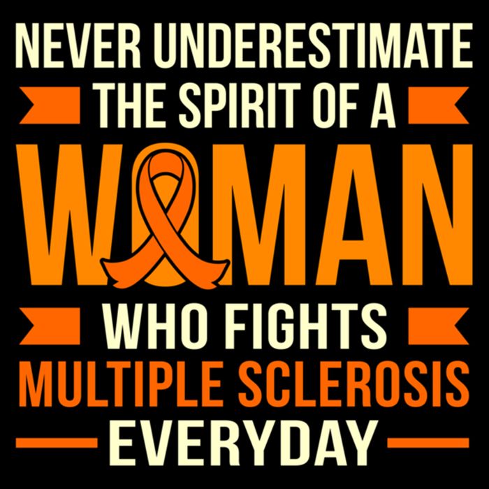 Never Underestimate Multiple Sclerosis Awareness Graphic Gift Cooling Performance Crew T-Shirt