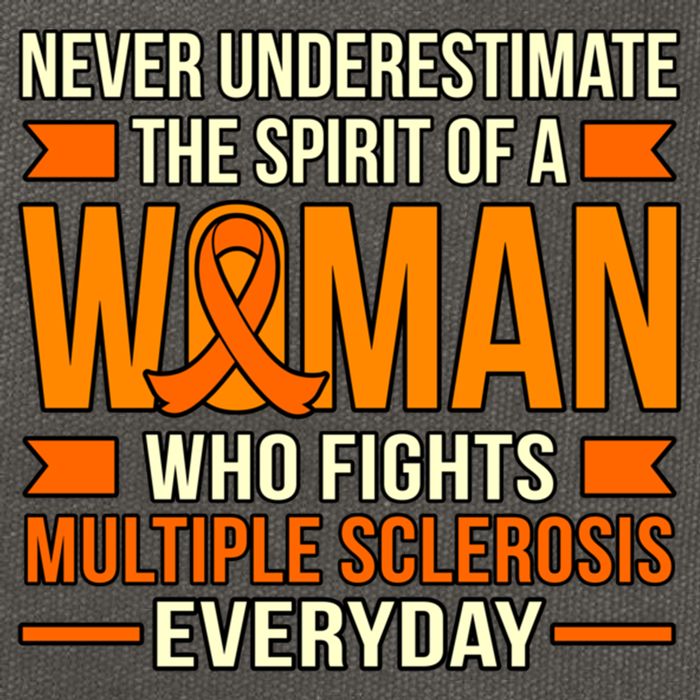 Never Underestimate Multiple Sclerosis Awareness Graphic Gift Cotton Canvas Backpack