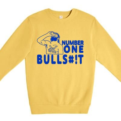 Number One Bullshit Premium Crewneck Sweatshirt