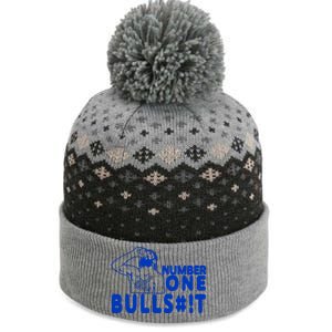 Number One Bullshit The Baniff Cuffed Pom Beanie