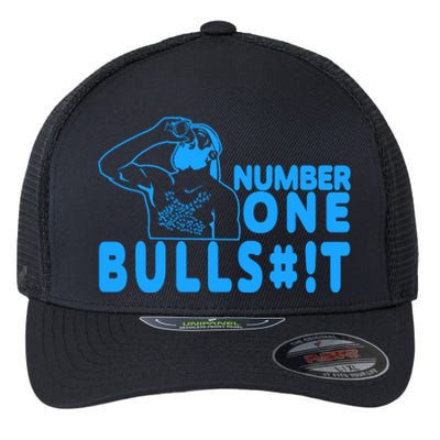 Number One Bullshit Flexfit Unipanel Trucker Cap