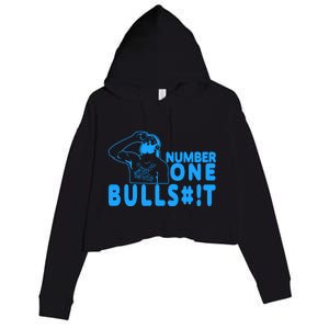 Number One Bullshit Crop Fleece Hoodie