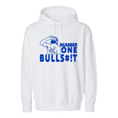 Number One Bullshit Garment-Dyed Fleece Hoodie