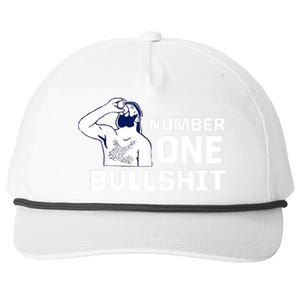 Number One Bullshit Funny Snapback Five-Panel Rope Hat