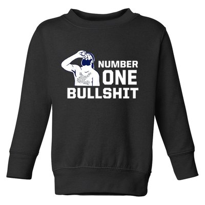 Number One Bullshit Funny Toddler Sweatshirt