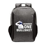 Number One Bullshit Funny Vector Backpack