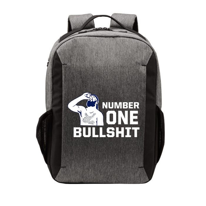 Number One Bullshit Funny Vector Backpack
