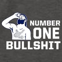 Number One Bullshit Funny Vector Backpack