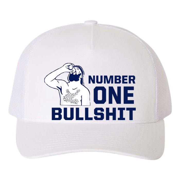 Number One Bullshit Funny Yupoong Adult 5-Panel Trucker Hat