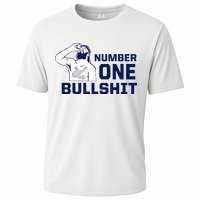 Number One Bullshit Funny Cooling Performance Crew T-Shirt