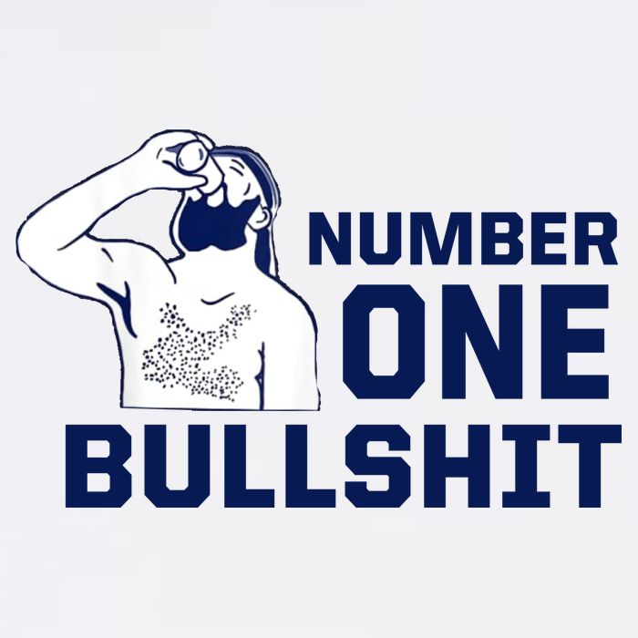 Number One Bullshit Funny Cooling Performance Crew T-Shirt