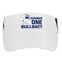 Number One Bullshit Funny Adult Drive Performance Visor