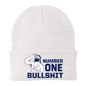 Number One Bullshit Funny Knit Cap Winter Beanie