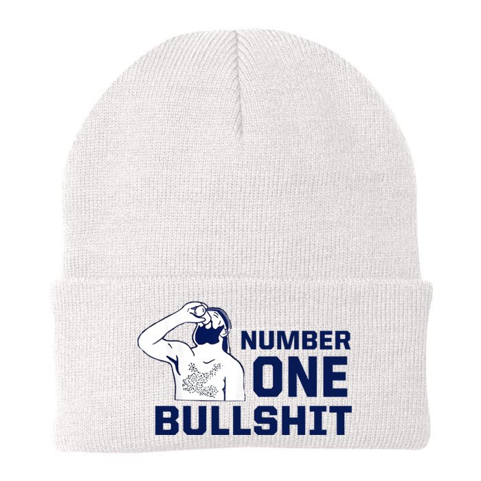 Number One Bullshit Funny Knit Cap Winter Beanie