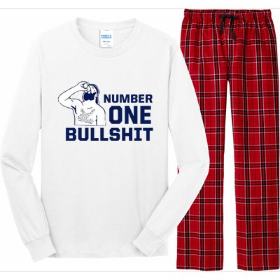 Number One Bullshit Funny Long Sleeve Pajama Set