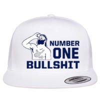 Number One Bullshit Funny Flat Bill Trucker Hat