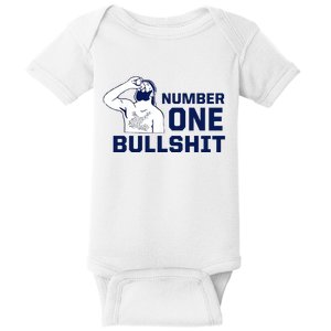 Number One Bullshit Funny Baby Bodysuit