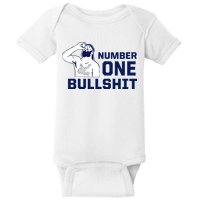 Number One Bullshit Funny Baby Bodysuit