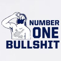 Number One Bullshit Funny Baby Bodysuit
